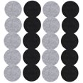 thumbnail image 1 of 20Pcs Felt Coasters Heat Insulation Cup Mats Round Drink Coasters Home Decor, 1 of 7