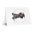 thumbnail image 2 of DistinctInk Greeting Card / Note Card - German Wirehaired Pointer Puppy Graduation - PACK of 3, 2 of 7