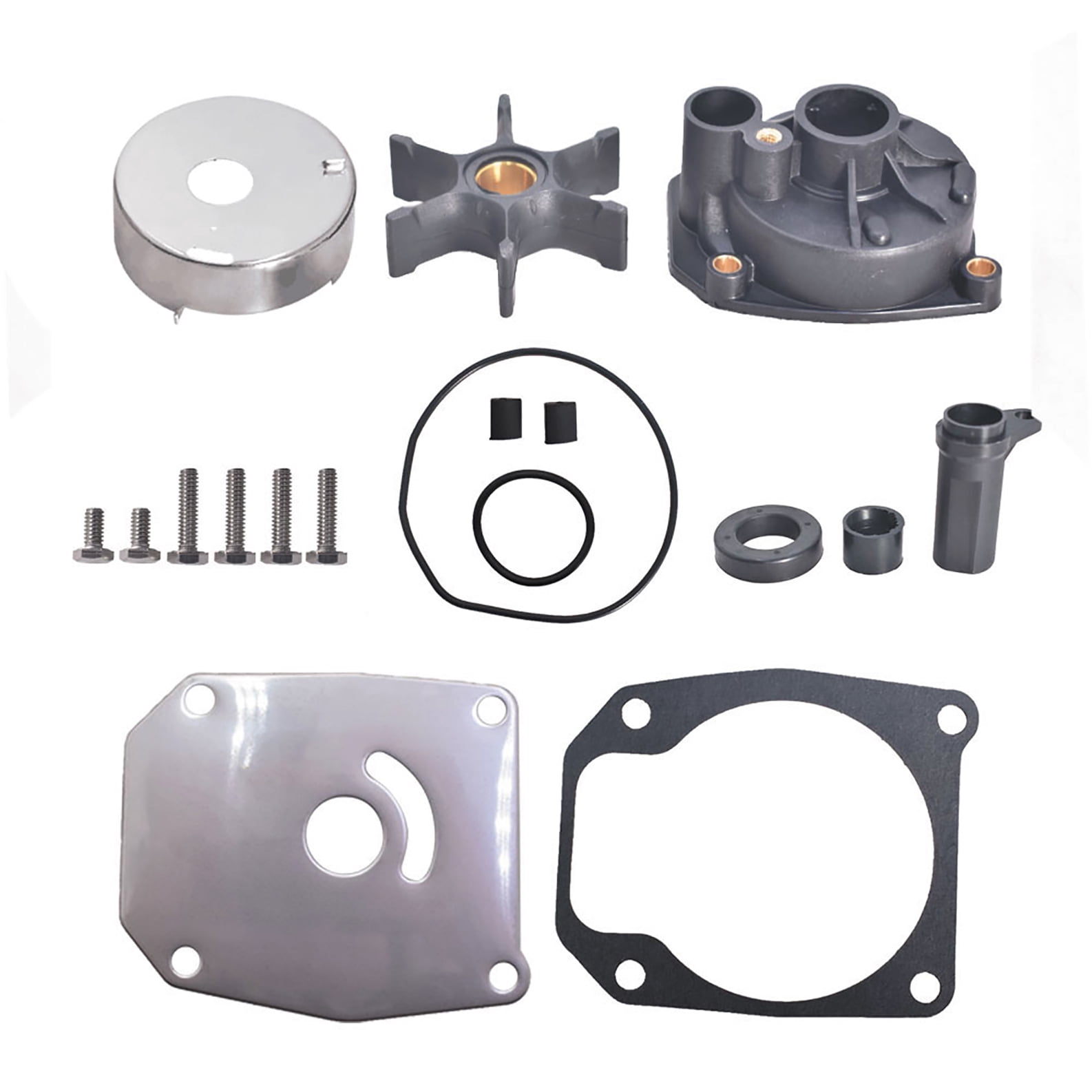 Water Pump Impeller Kit For Johnson Evinrude (60, 65, 70, 75 HP) 432955 432956, Water Pumps