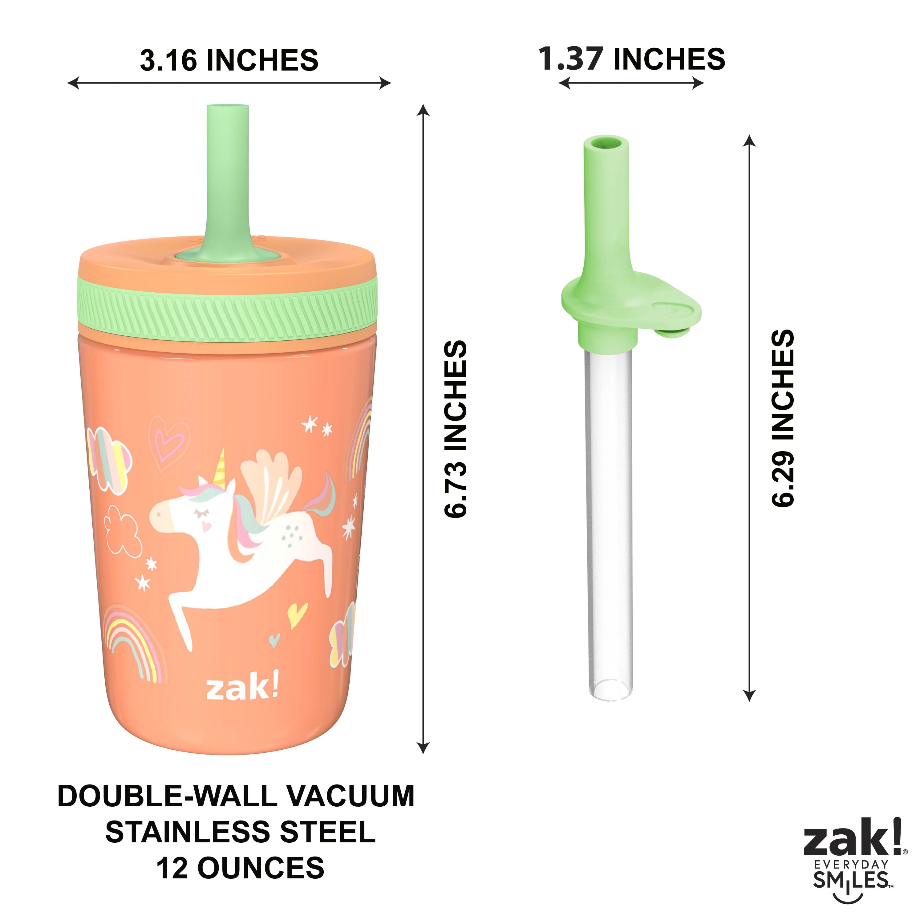 12oz Stainless Steel Shells Kelso Kids Tumbler - Zak Designs