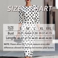 thumbnail image 3 of Morttic Women's Elegant 3/4 Sleeve Polka Dot Midi Dress – Vintage Slim Fit Crew Neck Bodycon Formal Party & Cocktail Dress Red，L, 3 of 3