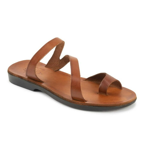 Noah - Leather Slide On Sandal - Womens Sandals