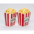 thumbnail image 3 of Ceramic Popcorn Salt and Pepper Shakers, Popcorn Lover Gift, Father's Day Gift, 3 of 3