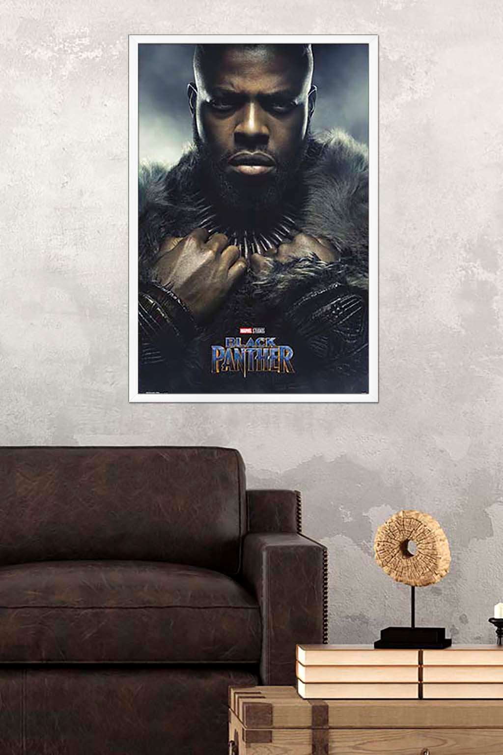 Marvel Cinematic Universe - Black Panther - M'Baku One Sheet Wall Poster, 22.375" x 34", Framed