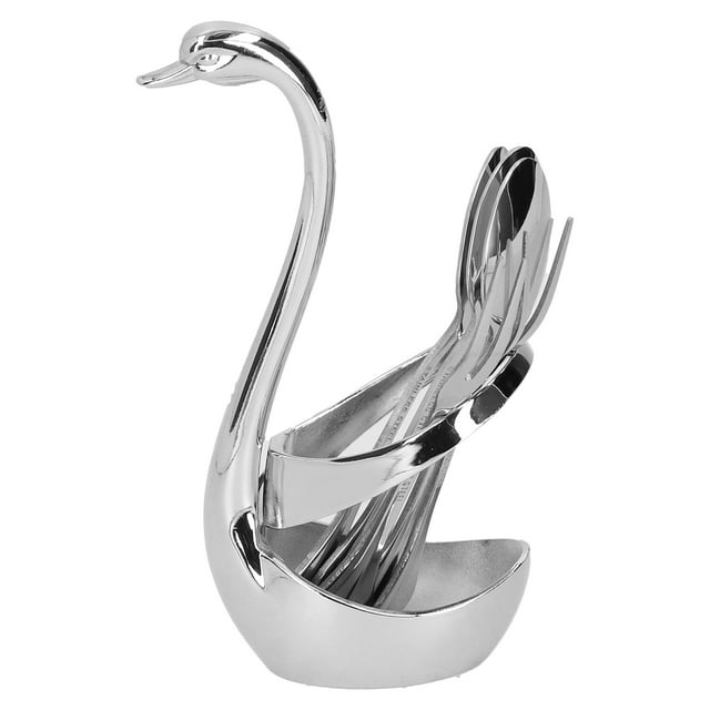 Flatware Set, Stylish Dinnerware Set, Stainless Steel Desktop Decoration Cafe Milk Tea Shop for Kitchen
