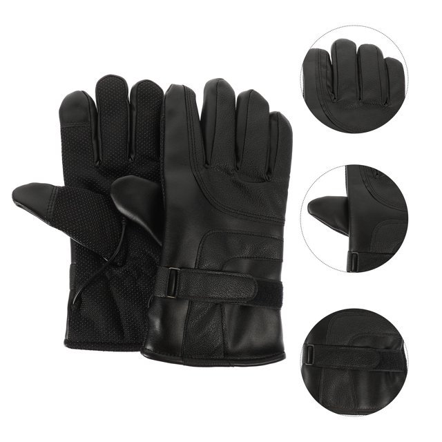 ADDHAT 1Par Guantes Eléctricos Para Conducción Con Protección Completa Y Calefacción Rápida USB