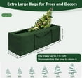 thumbnail image 2 of ASTRAEA Christmas Tree Storage Bag, Heavy Duty Durable Xmas Tree Storage Box with Zipper & Handles for 9FT Artificial Trees, Green, 2 of 9