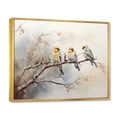 thumbnail image 2 of Designart "Silent Bird Watcher VI" Animals Floater Framed Wall Art Print, 2 of 7
