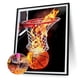 thumbnail image 2 of Cuadros Decorativos 5D Diamond Painting Kit Baloncesto Full Round Drill Rhinestone DIY Wall Crafts Likrtyny embutido en tela, 2 of 9