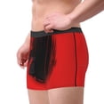 thumbnail image 2 of Naloa Minimalist Skull Red Mens Underwear - Boxers for Men, Mens Boxer Briefs, Classic Briefs for Men-Small, 2 of 5