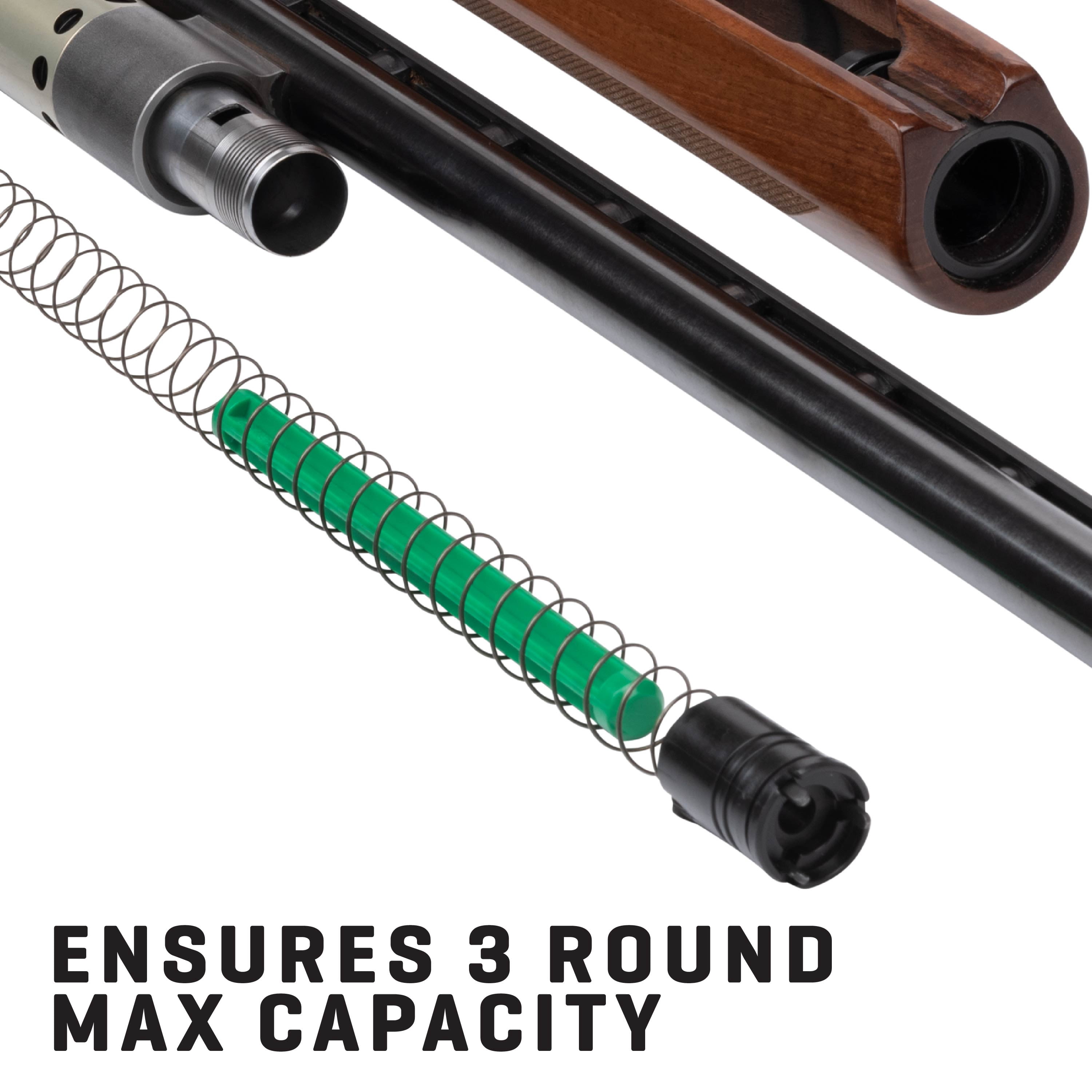 Allen Company Universal Shotgun Plug - Durable Polymer Customizable Length - Green