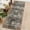 Blue/Warm Brown Rust, variant on Distressed Boho Floral Rug, 2x6ft Washable Vintage Runner Rug, Soft Non-Slip Low Pile Indoor Living Room & Bedroom Carpet for Dining Room, Dorm, Apartment