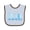 Blue and Chocolate, variant on Inktastic My First Easter Blue Easter Bunnies Boys or Girls Baby Bib