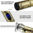 thumbnail image 5 of Professional Mens Hair Clippers Zero Gapped Cordless Hair Trimmer Professional Haircut & Grooming Kit For Men Rechargeable LED Display, 5 of 8
