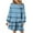 A_ Blue Dresses for Women, variant on SMihono Fashion Spring Dresses for Women 2025 Long Sleeve Crewneck Shift Dress Plus Size Loose Fit Short Dress Striped Flowy Dress Black 4