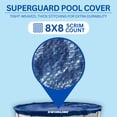 thumbnail image 4 of Swimline Hydrotools Supreme Guard Winter Cover for 15' Above Ground Round Pools, 4 of 7