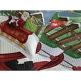 thumbnail image 4 of Ambesonne Christmas Quilted Bedspread Set 3 Pcs, Snowdrift Reindeers, King Size, Multicolor, 4 of 5