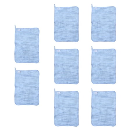 

JINESXIAODeals of The Day 8 Pack Muslin Burp Cloths Baby Burp Clothes Burp Rags For Boy Girls Muslin Bibs 6 Large 20 x10 Cotton Hand Washcloths Soft Absorbent