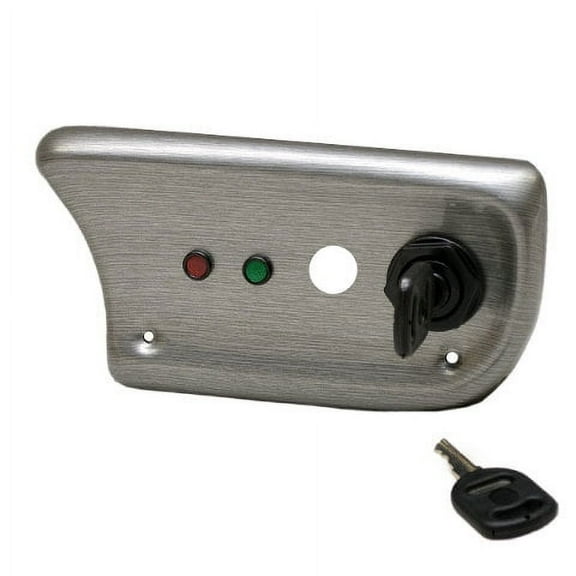 Lund Boat Ignition Switch Panel 2006395 | 6 5/8 Inch Silver Plastic