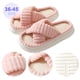 thumbnail image 5 of Zapatos Sin Cordones para Mujer Pantuflas Con Banda Cruzada Felpa Acogedoras Suministros El Antideslizantes, 5 of 9