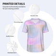 thumbnail image 3 of KLL Rainbow for Men's Baseball Shirts,Short Sleeve Casual Shirts Button Down Shirt for Men Beach Summer Wedding Shirt-4X-Large, 3 of 7