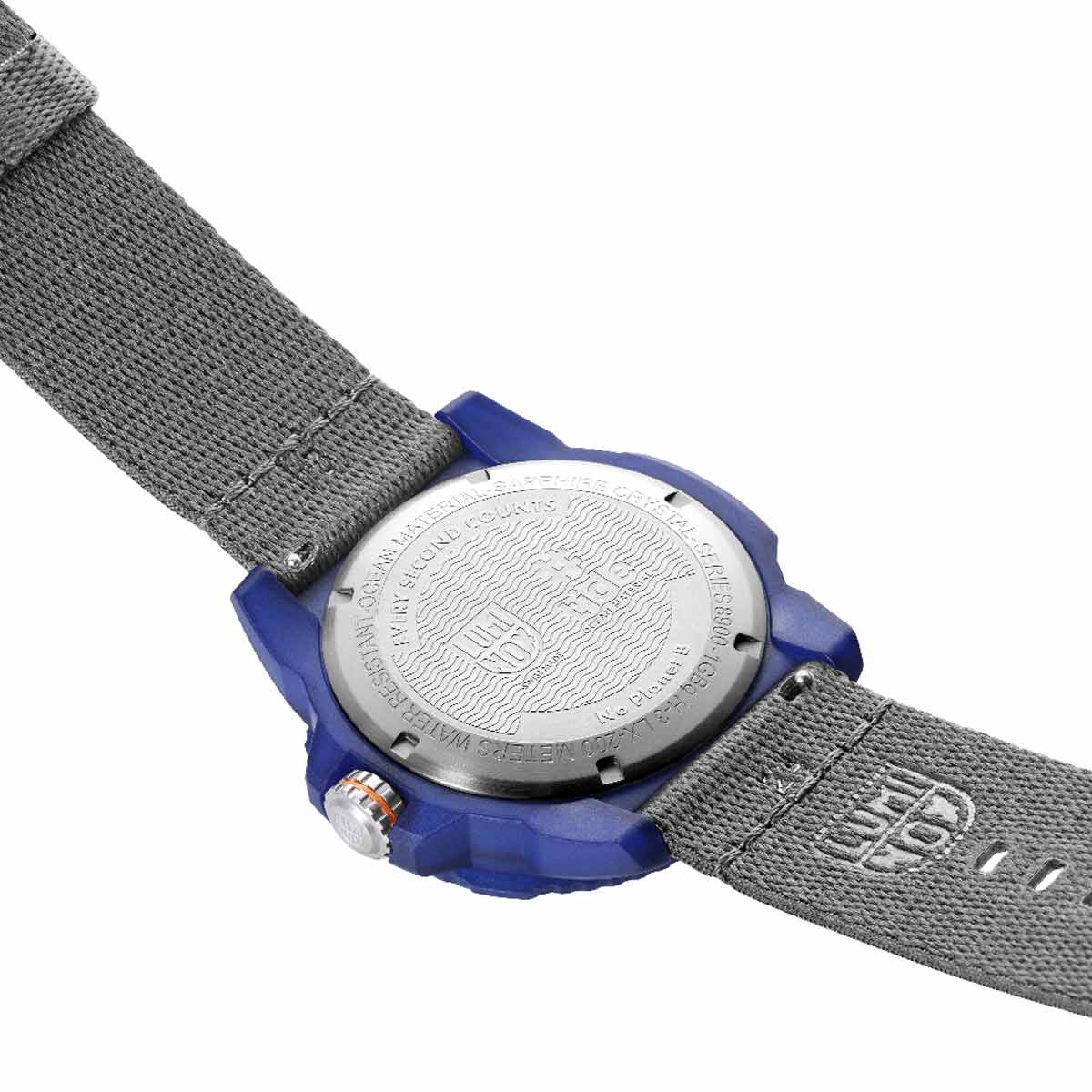 Luminox 8902.ECO Men's Tide Eco Swiss Quartz Watch with Grey Dial