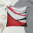 thumbnail image 2 of COMIO Geometric Wave Throw Pillow Covers for Home Sofa Couch,Black Red White Grey Stripe Lines Pillow Covers,Abstract Swirls Cushion Covers,Modern Ombre Decorative&nbsp;Square&nbsp;Pillow&nbsp;Cases, 2 of 5