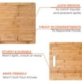 thumbnail image 5 of BlauKe® Wood Cutting Board for Kitchen 17x12 inch – Extra Large Bamboo Cutting Board with Juice Groove, Butcher Block, Wooden Chopping Board, Serving Tray, 5 of 18