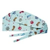 Mnycxen Fashion Solid Print Work Hat Casual Unisex Scrub Cap