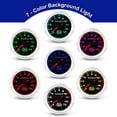 thumbnail image 3 of 2" 52mm Universal 7 Color Exhaust Gas Temp Gauge Pointer EGT Temperature Meter, 3 of 7