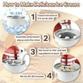 thumbnail image 3 of Ice Cream Attachment for KitchenAid Stand Mixer,Fits 4.5-5Qt Tilt-Head/6-7Qt Bowl-Lift Stand Mixers, 2-Quart Frozen Kitchenaid Ice Cream Maker Attachment, 3 of 6