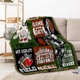 thumbnail image 2 of Football Blanket Football Gifts for Boys Men Sports Football Flannel Fleece Blanket Football Lover Gifts American Football Pattern Soft Cozy Throw Blanket Football Team Gifts for Teens Adult 40"x60", 2 of 5