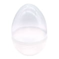 thumbnail image 2 of Large Fillable Clear Easter Eggs A, Standing Plastic Eggs with Flat Base for Hunt, Candy, DIY Crafts, Spring Party Decor, 2x2x3 Inch, By VINOIC, 2 of 9