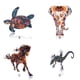 thumbnail image 5 of Guardurnaity Broche de animales de dibujos animados elefante estampado joyería esmalte solapa pines insignia DIY Craft Clip bolsa accesorios Type1 NO1, 5 of 6