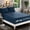 Navy Blue, variant on Elegant Comfort ULTRAFINE MICROFIBER Extra Deep Pocket Fitted Sheet - Fits 18 In To 24 In Mattress - Twin White