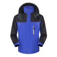 thumbnail image 1 of Chaqueta de otoño e invierno a prueba de viento, impermeable, traje de esquí con forro polar, chaqueta reflectante gruesa, traje de montañismo, 1 of 6