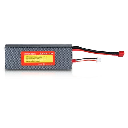 2X FLOUREON 7.4V 5200mAh 2S 30C Lipo RC Battery Pack With Hard Case for RC Helicopter RC Airplane RC Hobby (T