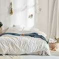 thumbnail image 4 of Lujoso Juego de Cama de Chenilla 100% Algodón 4 Piezas - Blanco, 4 of 9