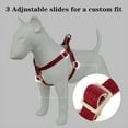 thumbnail image 4 of Plutus Pet Cotton Hemp Step In Dog Harness, Sustainable, Lightweight and Escape-Proof, Easy Walk Dog Harness for Puppy Small Medium and Large Dogs, Dark Red, S, 4 of 7