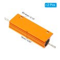 thumbnail image 3 of Unique Bargains 100W 360 Ohm Aluminum Shell Resistor Housing Resistor Housed Case Wirewound Resistors Power Resistor, 2 Pack, 3 of 5