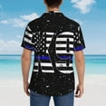 thumbnail image 5 of Trinidad Tobago Flag Mens Hawaiian Shirt Short Sleeve Casual Button Up Tropical Summer Beach Shirt, 5 of 9
