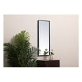 thumbnail image 3 of Elegant Decor MR41436BL 14 x 36 in. Metal Frame Rectangle Mirror, Blue, 3 of 4