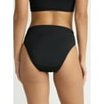 thumbnail image 3 of Time and Tru Women’s and Women's Plus Hi Cut Cheeky Bikini Bottoms, Sizes XS-2X, 3 of 5