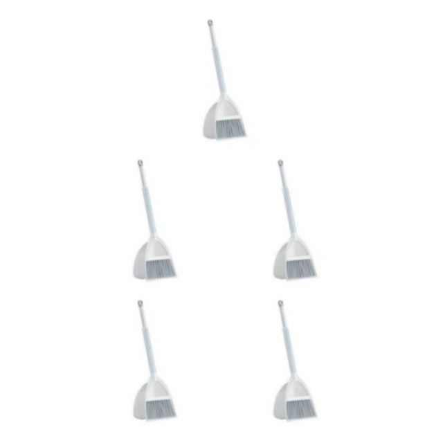 Decodeary 2x Ergonomic And Stylish Dust Pan Set For Convenient And Effective Cleaning 5Set