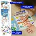 thumbnail image 4 of Totebook Kids Travel Educational Activity Book with Washable Markers - Car and Airplane Activities, Learning Toys for Toddlers- Search and Find, Reusable Stickers for Ages 4, 5, 6 (Princess), 4 of 11