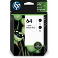 thumbnail image 6 of HP 64 Ink Cartridges - Black, 2 Cartridges (3YP22AN), 6 of 7