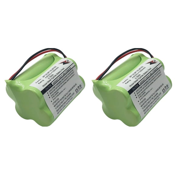 2-Pack Battery For Bearcat Sportcat Uniden BP120, BP150 / BP180 / BP250 1200 mAh