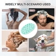 thumbnail image 7 of Unique Bargains Scalp Massager Silicone Scalp Scrubber Women's Scalp Brush Shower Hair Massager for Deep Clean Green, 7 of 7