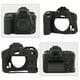 thumbnail image 4 of Funda protectora de silicona suave y duradera para cámara Nikon D750 Nikou color negro, 4 of 12