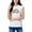 white, variant on Kid Dangerous Womens Livin' Good Graphic T-Shirt, White, Large